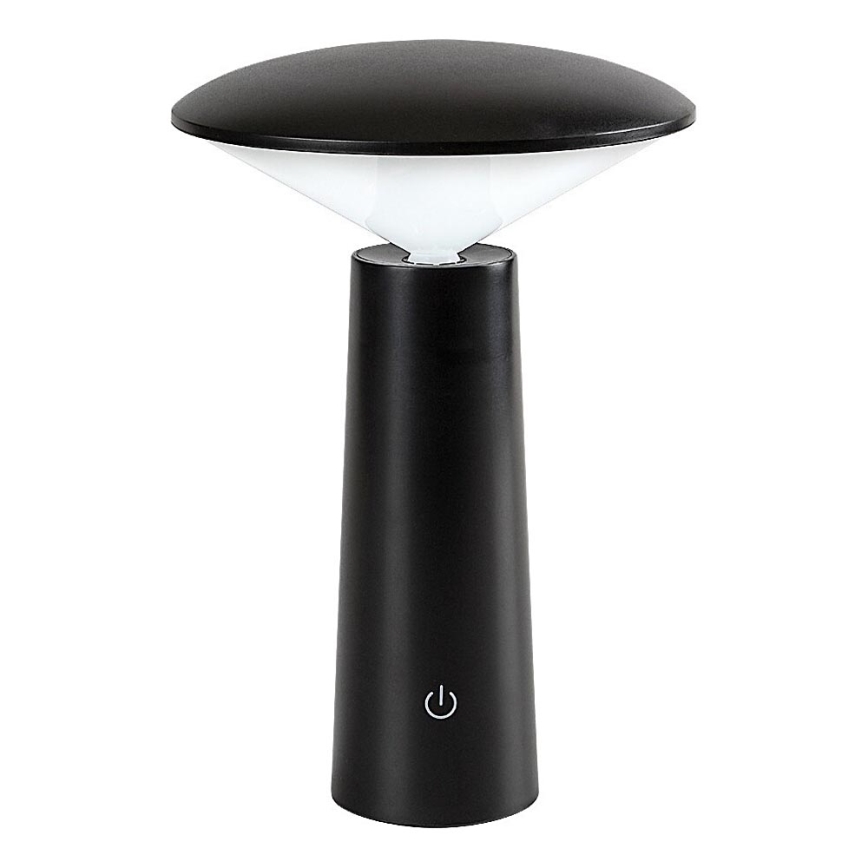 Rabalux - LED Stmívatelná nabíjecí dotyková stolní lampa POLPERRO LED/3W/3,7V 1200mAh černá