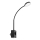 Rabalux - LED Stmívatelná nástěnná lampa LED/4W/230V s USB portem do zásuvky černá