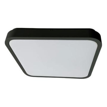 Rabalux - LED Stmívatelné koupelnové stropní svítidlo LED/36W/230V 3000-6000K IP44 42x42 cm černá + dálkové ovládání