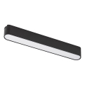 Rabalux - LED Stmívatelné stropní svítidlo do 1-fázového lištového systému LED/12W/24V 2700-5500K Wi-Fi Tuya 22 cm černá