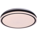 Rabalux - LED Stmívatelné stropní svítidlo LED/20W/230V 3000-6500K pr. 38,5 cm černá + dálkové ovládání