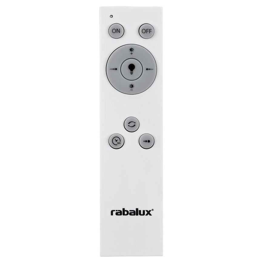 Rabalux - LED Stmívatelné stropní svítidlo LED/38W/230V černá 3000-6500K + dálkové ovládání pr. 48 cm
