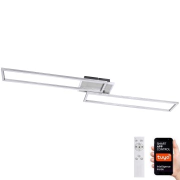 Rabalux - LED Stmívatelné stropní svítidlo LED/40W/230V 2700-6500K Wi-Fi Tuya matný chrom + dálkové ovládání