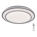 Rabalux - LED Stmívatelné stropní svítidlo LED/40W/230V 3000-6500K stříbrná pr. 49 cm + dálkové ovládání