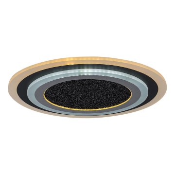 Rabalux - LED Stmívatelné stropní svítidlo LED/56W/230V 3000/4000/6000K černá + dálkové ovládání