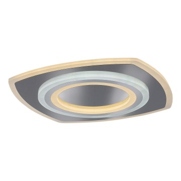 Rabalux - LED Stmívatelné stropní svítidlo LED/60W/230V 3000/4000/6000K matný chrom + dálkové ovládání 48x48 cm