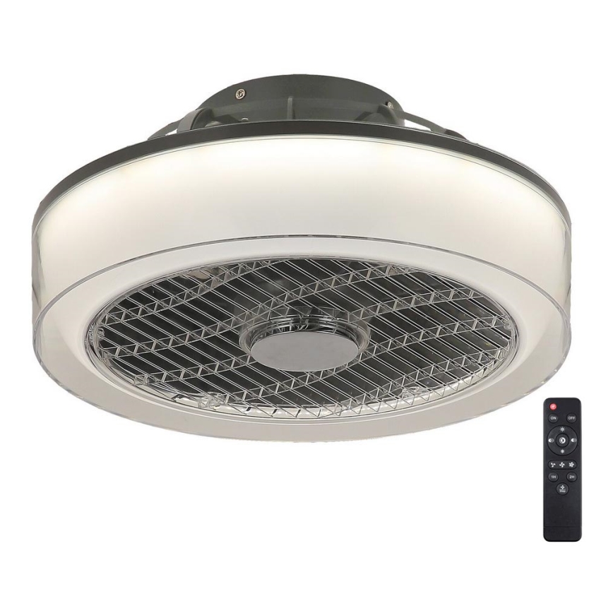 Rabalux - LED Stmívatelné stropní svítidlo s ventilátorem LED/30W/230V 3000-6000K + dálkové ovládání 