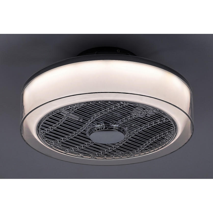 Rabalux - LED Stmívatelné stropní svítidlo s ventilátorem LED/30W/230V 3000-6000K + dálkové ovládání 