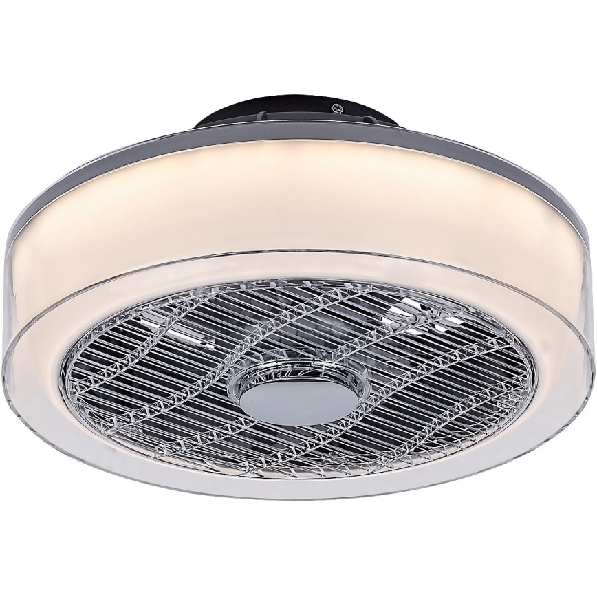 Rabalux - LED Stmívatelné stropní svítidlo s ventilátorem LED/30W/230V 3000-6000K + dálkové ovládání 