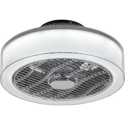 Rabalux - LED Stmívatelné stropní svítidlo s ventilátorem LED/30W/230V 3000-6000K + dálkové ovládání 