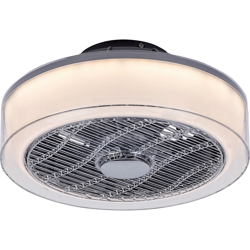 Rabalux - LED Stmívatelné stropní svítidlo s ventilátorem LED/30W/230V 3000-6000K + dálkové ovládání 