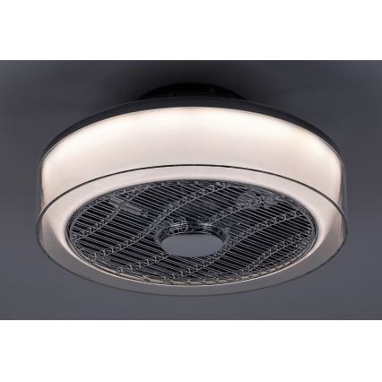 Rabalux - LED Stmívatelné stropní svítidlo s ventilátorem LED/30W/230V 3000-6000K + dálkové ovládání 