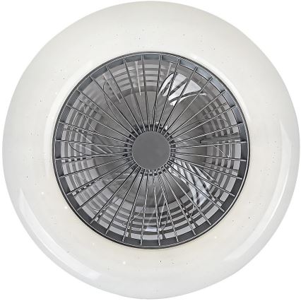 Rabalux - LED Stmívatelné stropní svítidlo s ventilátorem LED/30W/230V 3000-6500K + dálkové ovládání