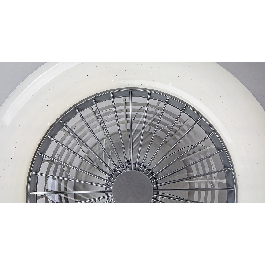 Rabalux - LED Stmívatelné stropní svítidlo s ventilátorem LED/30W/230V 3000-6500K + dálkové ovládání