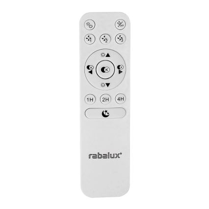 Rabalux - LED Stmívatelné stropní svítidlo s ventilátorem LED/30W/230V 3000-6500K + dálkové ovládání