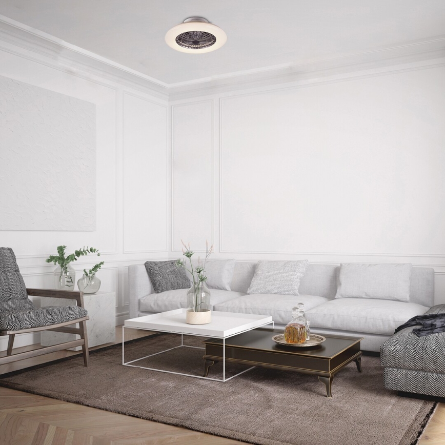 Rabalux - LED Stmívatelné stropní svítidlo s ventilátorem LED/30W/230V 3000-6500K + dálkové ovládání