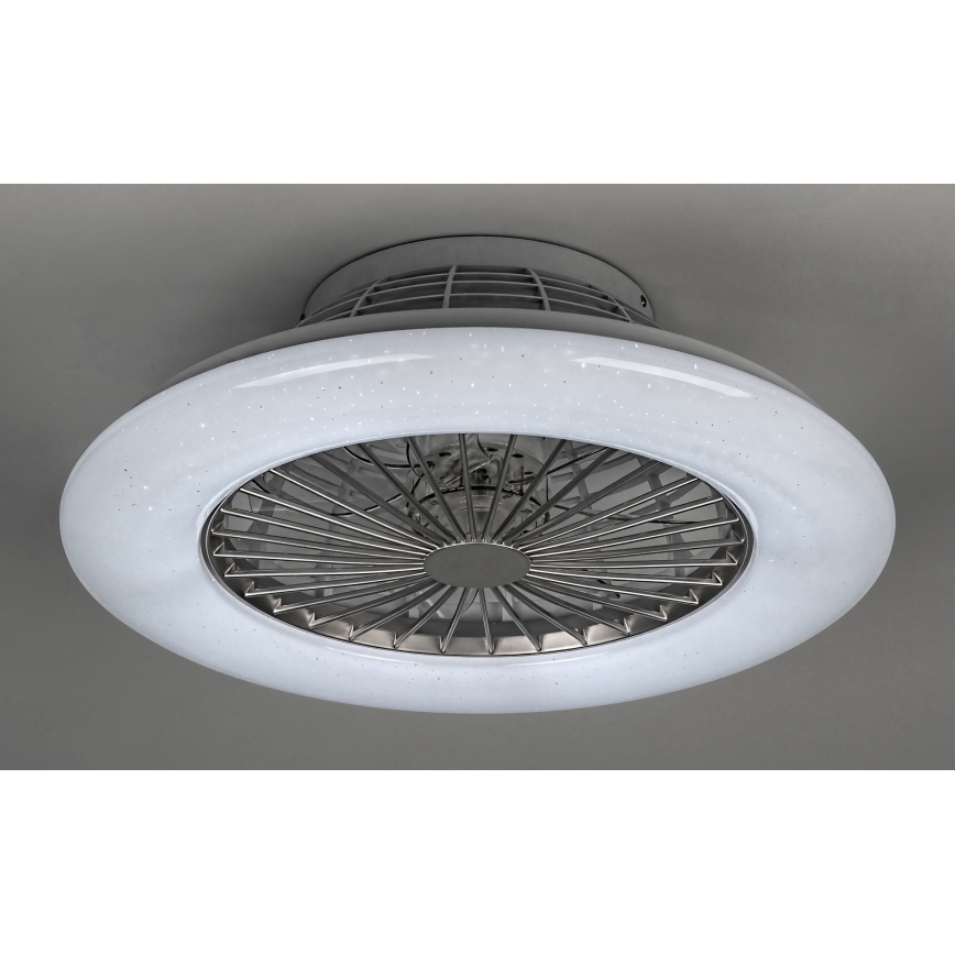Rabalux - LED Stmívatelné stropní svítidlo s ventilátorem LED/30W/230V 3000-6500K + dálkové ovládání