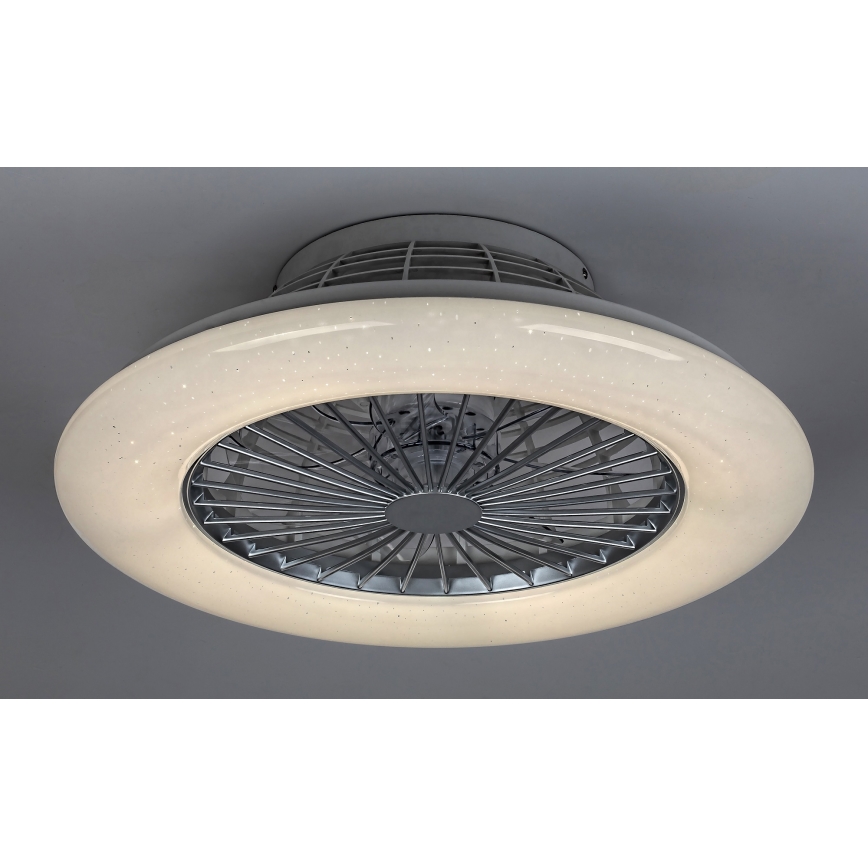 Rabalux - LED Stmívatelné stropní svítidlo s ventilátorem LED/30W/230V 3000-6500K + dálkové ovládání