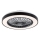 Rabalux - LED Stmívatelné stropní svítidlo s ventilátorem LED/40W/230V 3000/4000/6000K Wi-Fi + dálkové ovládání