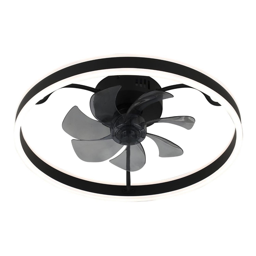 Rabalux - LED Stmívatelné stropní svítidlo s ventilátorem LED/40W/230V 3000/4000/6000K Wi-Fi + dálkové ovládání