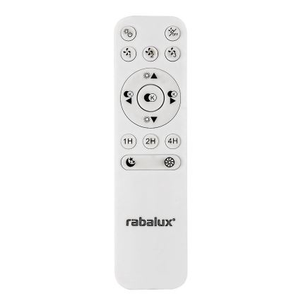 Rabalux - LED Stmívatelné stropní svítidlo s ventilátorem LED/40W/230V 3000-6500K + dálkové ovládání