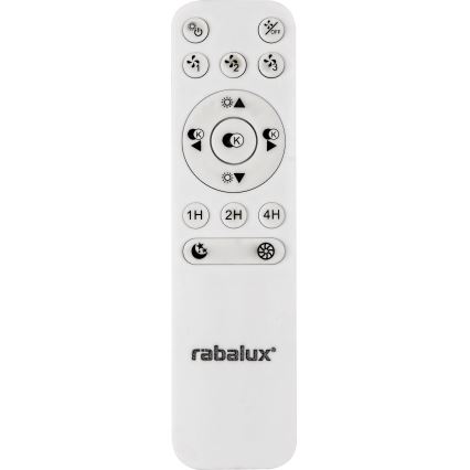 Rabalux - LED Stmívatelné stropní svítidlo s ventilátorem LED/40W/230V 3000-6500K + dálkové ovládání