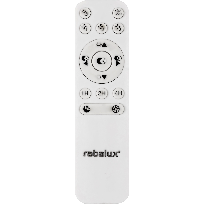 Rabalux - LED Stmívatelné stropní svítidlo s ventilátorem LED/40W/230V 3000-6500K + dálkové ovládání