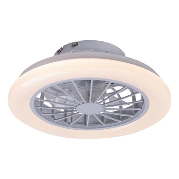 Rabalux - LED Stmívatelný stropní svítidlo s ventilátorem LED/24W/230V 3000-6500K + dálkové ovládání