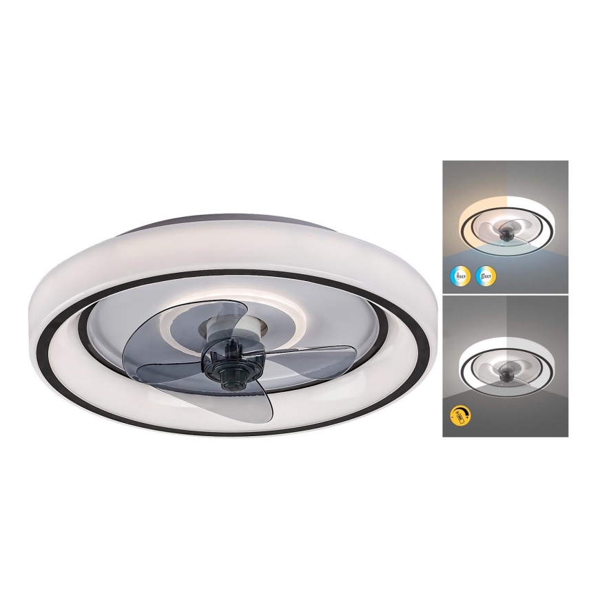 Rabalux - LED Stmívatelný stropní ventilátor LED/67W/230V 3000-6000K + dálkové ovládání