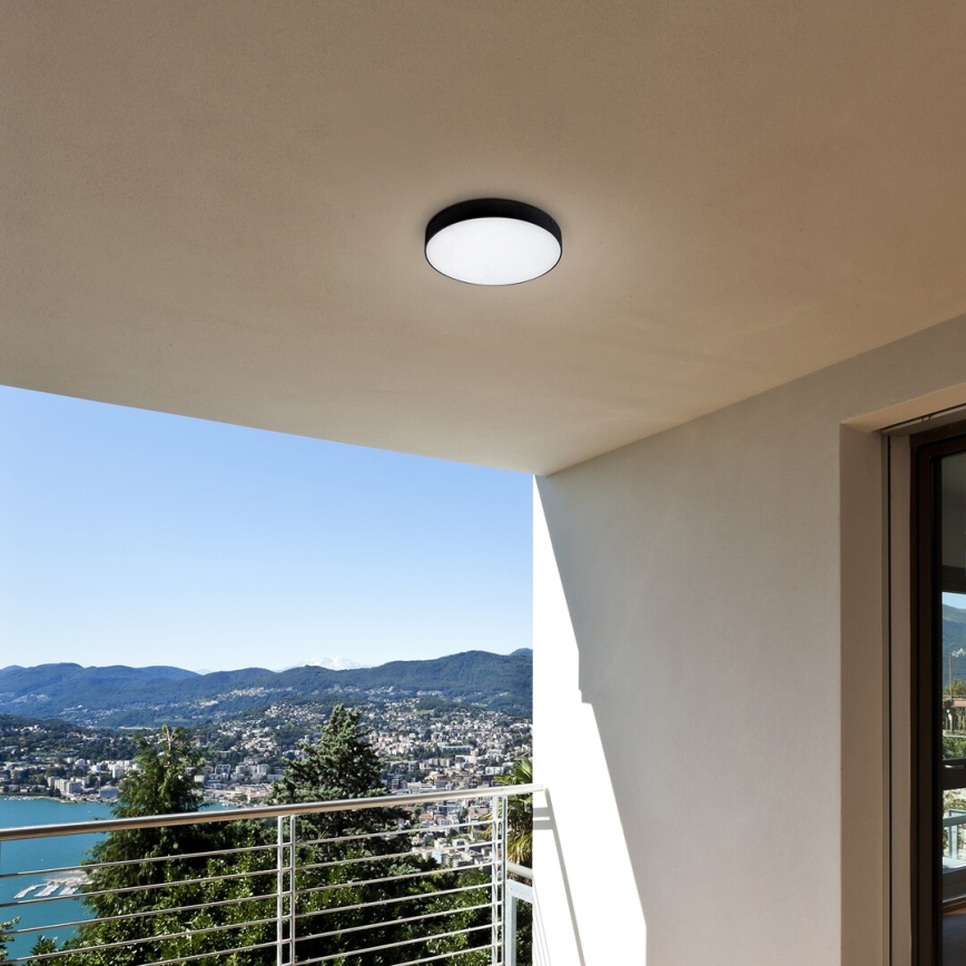 Rabalux - LED Stropní svítidlo LED/18W/230V 3000-6000K IP44 černá