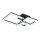 Rabalux - LED Stropní svítidlo LED/22W/230V 3000/4000/6500K černá 47x47 cm