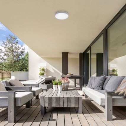Rabalux - LED Stropní svítidlo LED/24W/230V 2800-6000K IP44 bílá