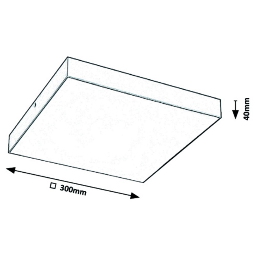 Rabalux - LED Stropní svítidlo LED/24W/230V 2800-6000K IP44 bílá