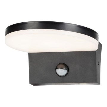 Rabalux - LED Venkovní nástěnné svítidlo se senzorem LED/9W/230V 2700/4000/6500K IP54 černá