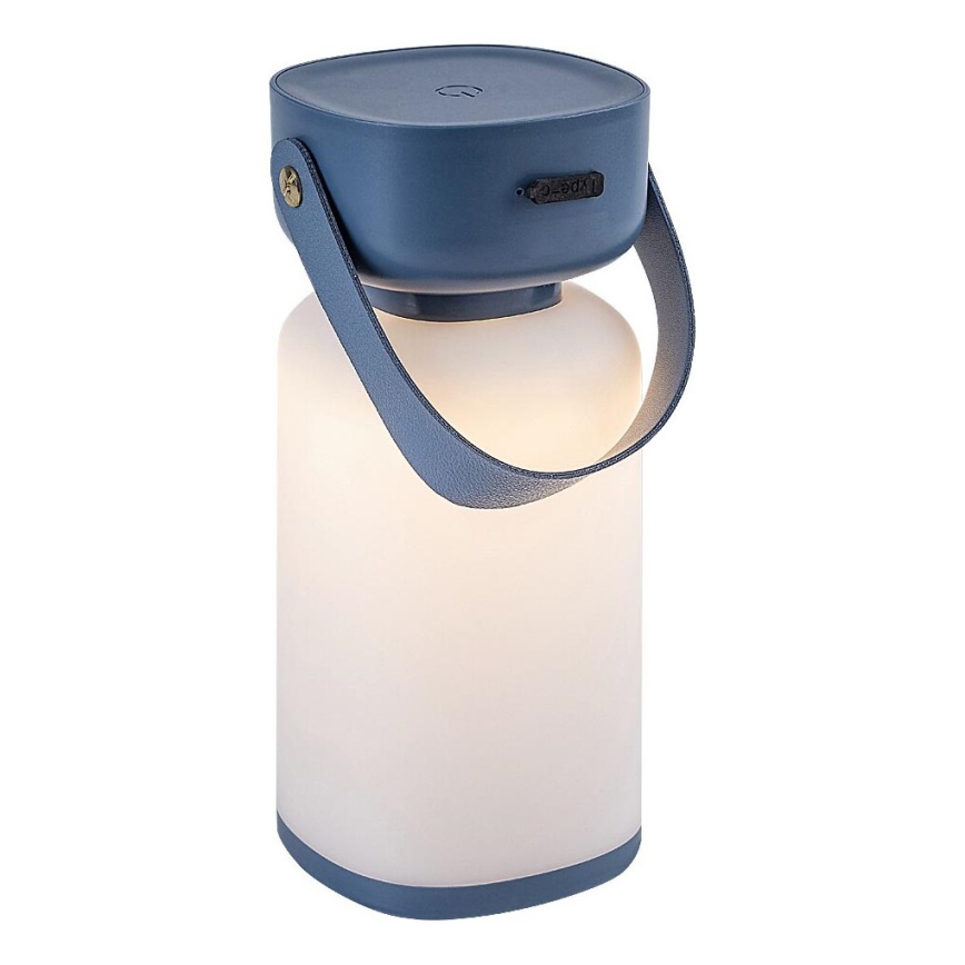 Rabalux - LED Venkovní stmívatelná dotyková nabíjecí stolní lampa LED/3W/5V IP44 modrá