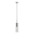 Rabalux - Lustr na lanku 1xE27/40W/230V čirá/lesklý chrom