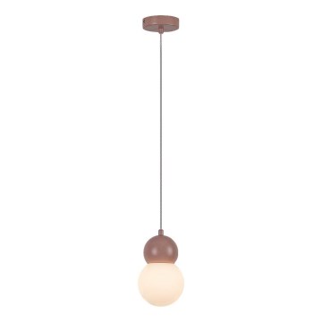 Rabalux - Lustr na lanku 1xG9/38W/230V růžová