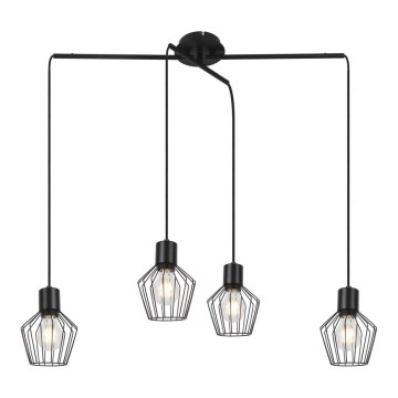 Rabalux - Lustr na lanku 4xE27/40W/230V