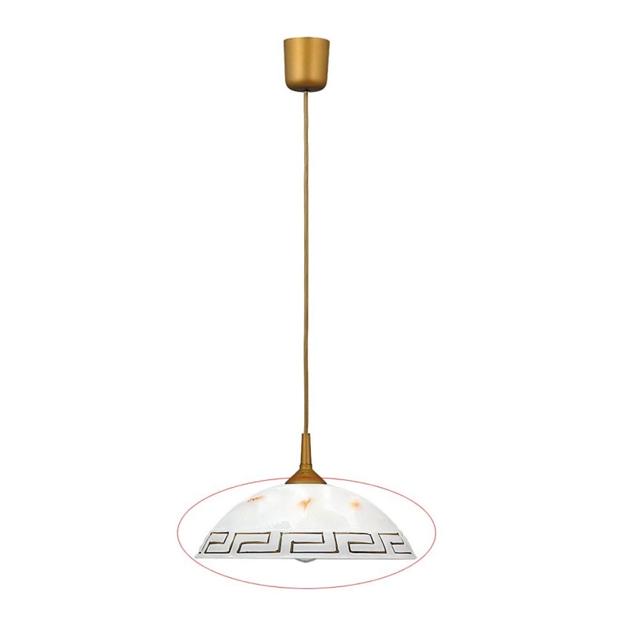 Rabalux - Náhradní sklo k lustru E27 pr. 30 cm