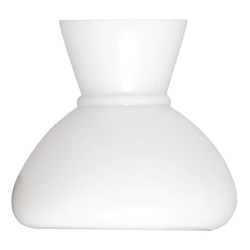 Rabalux - Náhradní sklo k lustru, stolní lampě a nástěnnému svítidlu E27 pr. 15 cm bílá