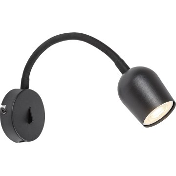 Rabalux - Nástěnné bodové svítidlo 1xGU10/15W/230V černá