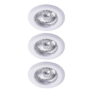 Rabalux - SADA 3x LED Koupelnové podhledové svítidlo 3xGU10/6W/230V + 3xGU10/50W/230V Rabalux - SADA 3x LED Koupelnové podhledové svítidlo 3xGU10/6W/230V + 3xGU10/50W/230V