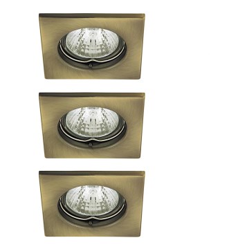Rabalux - SADA 3x LED Koupelnové podhledové svítidlo 3xGU10/6W/230V + 3xGU10/50W/230V Rabalux - SADA 3x LED Koupelnové podhledové svítidlo 3xGU10/6W/230V + 3xGU10/50W/230V