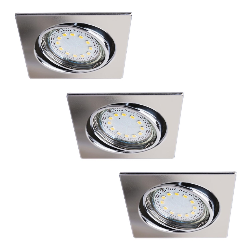 Rabalux - SADA 3x LED Podhledové svítidlo 3xGU10/3W/230V IP40