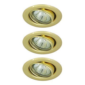 Rabalux - SADA 3x LED Podhledové svítidlo 3xGU10/6W/230V + 3xGU10/50W/230V Rabalux - SADA 3x LED Podhledové svítidlo 3xGU10/6W/230V + 3xGU10/50W/230V