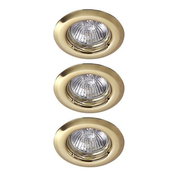 Rabalux - SADA 3xLED Koupelnové podhledové svítidlo 3xGU10/6W/230V + 3xGU10/50W Rabalux - SADA 3xLED Koupelnové podhledové svítidlo 3xGU10/6W/230V + 3xGU10/50W