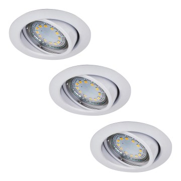 Rabalux - SADA 3xLED Podhledové svítidlo 1xGU10/3W/230V IP40