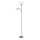 Rabalux - Stojací lampa ACTION 1xE27/100W/230V + 1xE14/25W matný chrom/bílá
