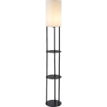 Rabalux - Stojací lampa s poličkami 1xE27/40W/230V černá