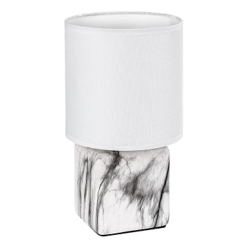 Rabalux - Stolní lampa 1xE14/40W/230V bílá/dekor mramoru